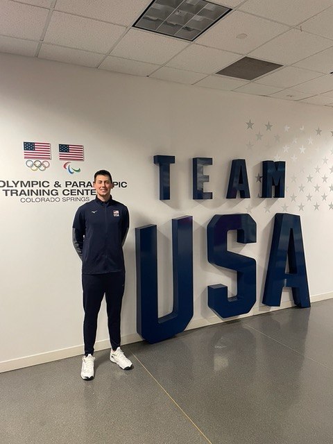 Owen Douphner at the U.S. Olympic and Paralympic Training Center in Colorado Springs